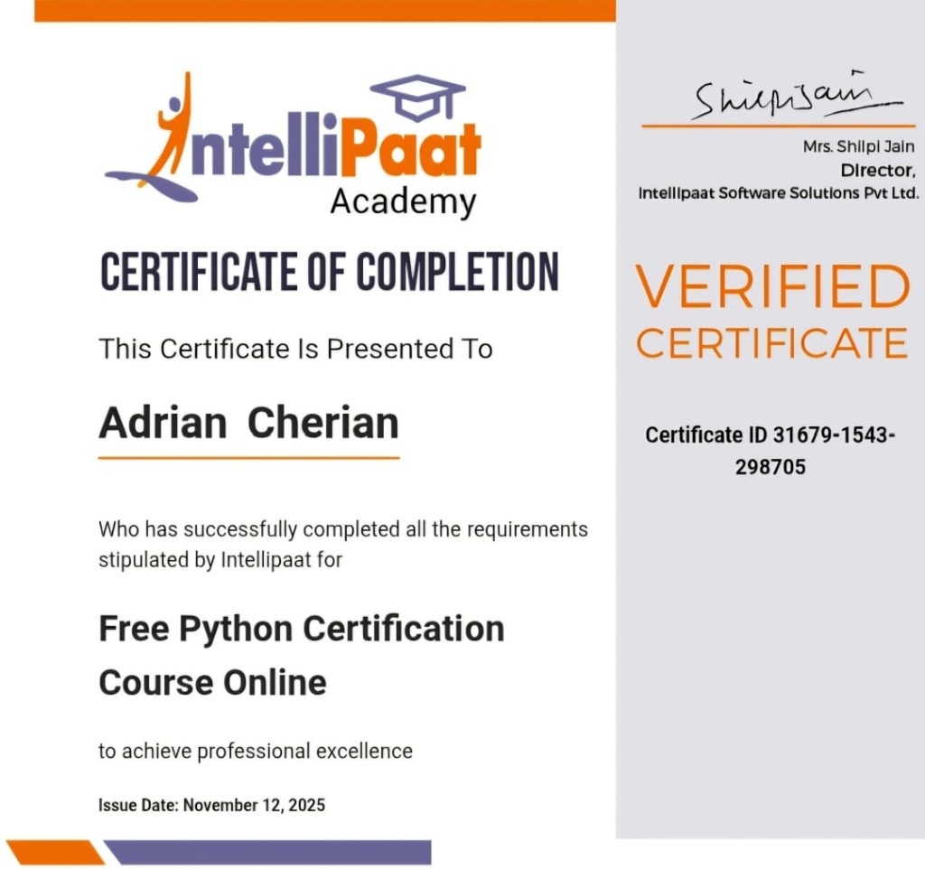 Free Python Certification Course Online