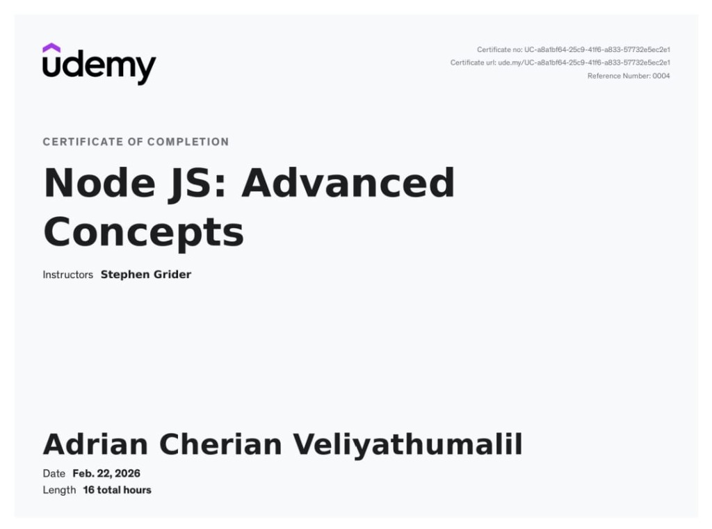 Node JS: Advanced Concepts